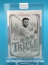2024 Panini Flawless Triple Crown Rogers Hornsby #13 card