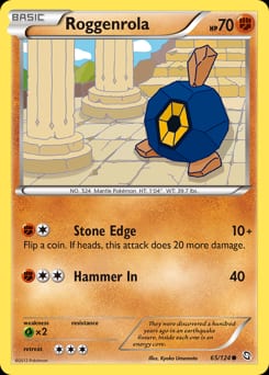 Dragons Exalted Roggenrola #65 card