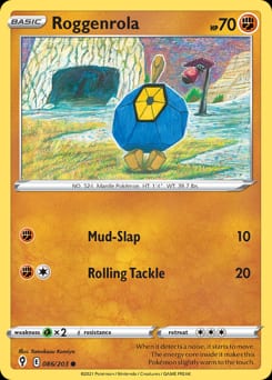 Evolving Skies Roggenrola #86 card