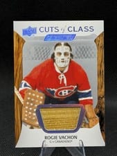 2024-25 Upper Deck Engrained Icons Cuts of Class Relics Rogie Vachon #CC-RV card