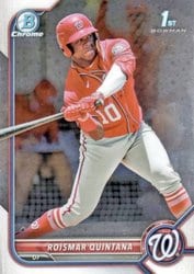 2022 Bowman Chrome Prospects Roismar Quintana #BCP-83 card