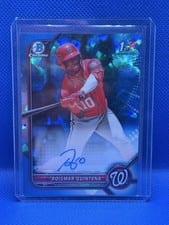 2022 Bowman Sapphire Edition Autographs Roismar Quintana #BSPA-RQ card