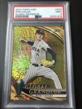 2023 Topps World Baseball Classic Global Grandeur Roki Sasaki #GG-2 card