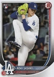 2025 Bowman Base Set Roki Sasaki #12 card