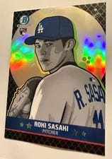 2025 Bowman Chrome Ascensions Roki Sasaki #BA-20 card