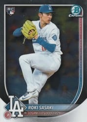 2025 Bowman Chrome Base Set Roki Sasaki #12 card