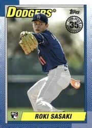 2025 Topps 1990 Topps Baseball (Series Two) Roki Sasaki #90B2-37 card