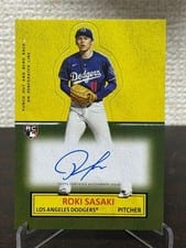 2025 Topps Archives 1964 Topps Stand-Ups Autographs Roki Sasaki #64SUA-RS card