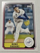 2025 Topps Archives 1987 Topps Boardwalk and Baseball Roki Sasaki #87BB-2 card