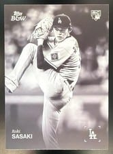 2025 Topps Black & White Base Set Roki Sasaki #112 card