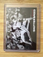 2025 Topps Black & White Shutter Speed Roki Sasaki #SS19 card