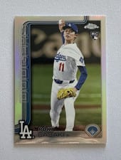 2025 Topps Chrome Roki Sasaki Refractor #217 card