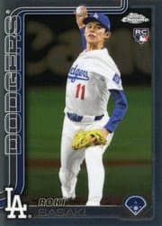 2025 Topps Chrome Base Set Roki Sasaki #217 card