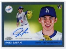2025 Topps Chrome Platinum Autographs Roki Sasaki #CPA-RS card