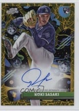 2025 Topps Cosmic Chrome Cosmic Chrome Autographs Roki Sasaki #CCA-RS card