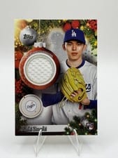 2025 Topps Holiday Relics Roki Sasaki #PR-RS card
