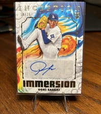 2025 Topps Inception Inception Immersion Autographs Roki Sasaki #IIA-RS card