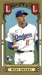 2025 Topps T205 T80 Rookie Series Roki Sasaki card