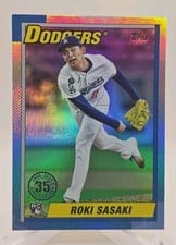 2025 Topps Update 1990 Roki Sasaki #U90-11 card