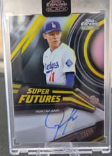 2026 Topps Chrome Black Super Futures Autographs Roki Sasaki #SFA-RS card