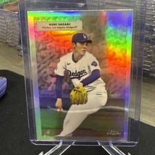 2025 Topps Chrome Platinum 1955 Topps Double Headers Roki Sasaki / Yoshinobu Yamamoto #55DH-9 card