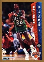 1992-93 Fleer Base Set Rolando Blackman #149 card