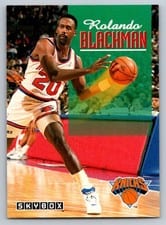 1992-93 SkyBox Base Set Rolando Blackman #373 card