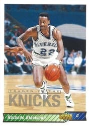 1992-93 Upper Deck Base Set Rolando Blackman #89 card