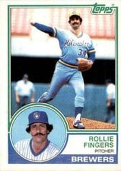 1983 Topps Base Set Rollie Fingers #35 card