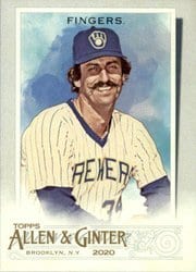 2020 Topps Allen & Ginter Base Set Rollie Fingers #334 card