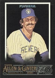 2020 Topps Allen & Ginter X Base Set Rollie Fingers #334 card