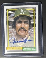 2022 Topps Archives 1992 Topps Debut Autographs Rollie Fingers #72DB-RF card