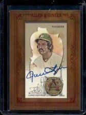 2023 Topps Allen & Ginter Framed Mini Autographs Rollie Fingers #MA-RF card
