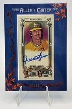 2025 Topps Allen & Ginter Framed Mini Autographs (Baseball) Rollie Fingers #MA-RO card