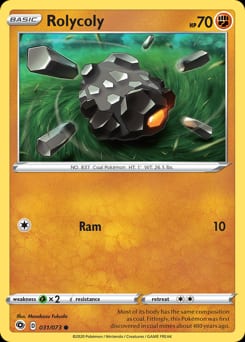 Champion's Path Rolycoly #31 card