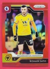2019 Panini Prizm Premier League Romain Saiss #180 card