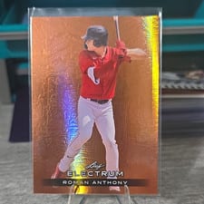 2024 Leaf Electrum Baseball Base Set Roman Anthony #61 card