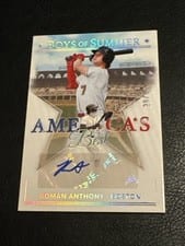 Roman Anthony 2024 Panini Boys of Summer America's Best Signatures card