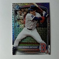 2025 Bowman Chrome Prospects Roman Anthony #BCP-167 card