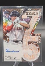 2026 Topps 75 Years of Topps Die-Cut Autographs Roman Anthony #75YA-RA card