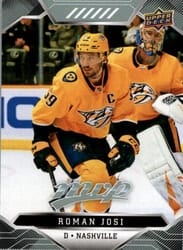 2019-20 Upper Deck MVP Base Set Roman Josi #58 card