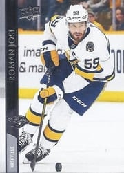 2020-21 Upper Deck Base Set Roman Josi #358 card