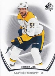 2021-22 SP Authentic Base Set Roman Josi #83 card