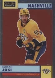 2022-23 O-Pee-Chee Platinum Retro Roman Josi #R-58 card