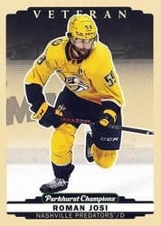 2022-23 Parkhurst Champions Base Set Roman Josi #210 card