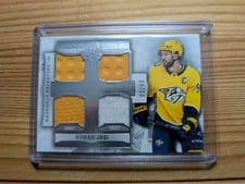 2022-23 Upper Deck The Cup Foundations Quad Jersey Roman Josi #F-RJ card