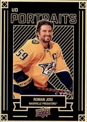 2022-23 Upper Deck UD Portraits Roman Josi #P-10 card