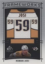 2024-25 SP Game Used Frameworks Roman Josi #F-RJ card