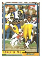 1992 Topps Base Set Roman Phifer #35 card