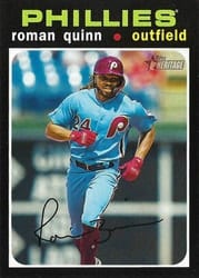 2020 Topps Heritage Base Set Roman Quinn #691 card